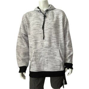 🔧Men’s hoodie Big Tall Size 4XL STEVE’S JEANS White Fleece kangaroo Pockets